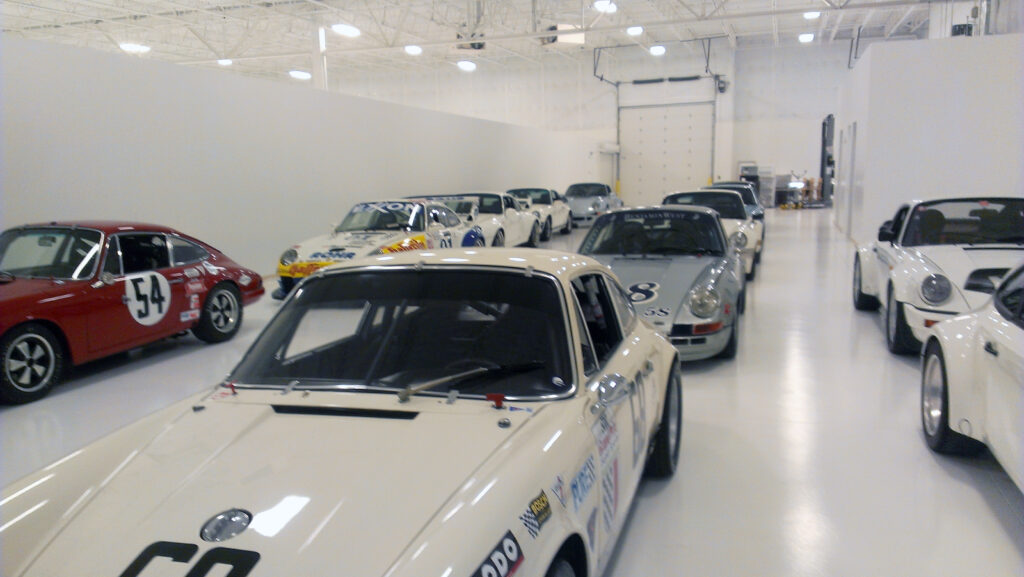 Floorspartic 100 installed in a car shop by Bomanite