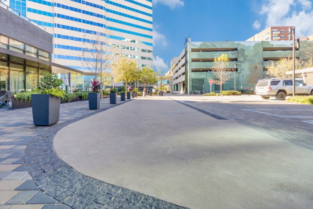 Credence Restaurance | Decorative Concrete in Houston Texas by Bomanite Houston